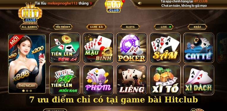 Game bài Hitclub - Sân Chơi Giải Trí Của Nhiều Bet Thủ 2 7 ưu điểm chỉ có tại game bài Hitclub